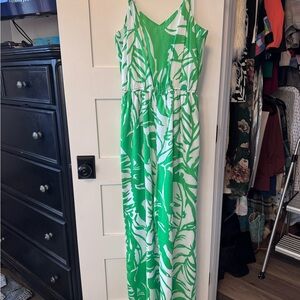 Lilly Pulitzer Green and White Dress